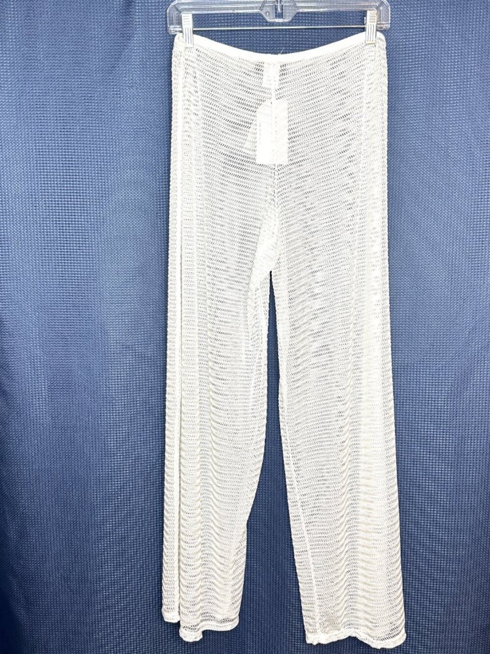 NWT Jordan Taylor Open Knit Wide Leg Swim Coverup Pants, Large Beach Resort Surf